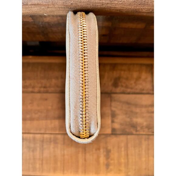 PRADA Saffiano Leather Long zip around Wallet in Cream - Picture 4 of 14